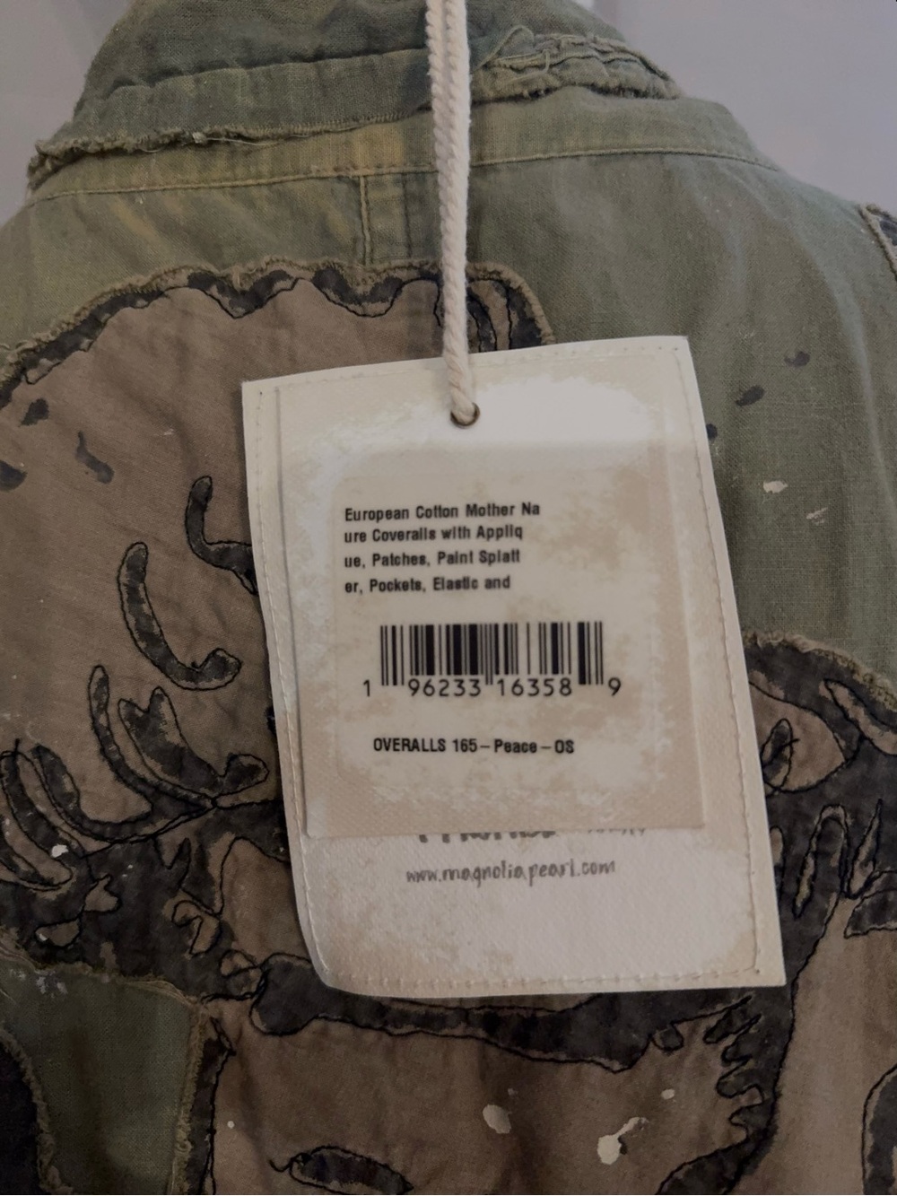 Magnolia Pearl Mother Nature Coveralls 165-Peace - Picture 6 of 13